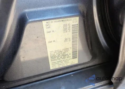 2015 Nissan Altima 2.5 z USA, uszkodzony, nr VIN 1N4AL3AP8FN357114